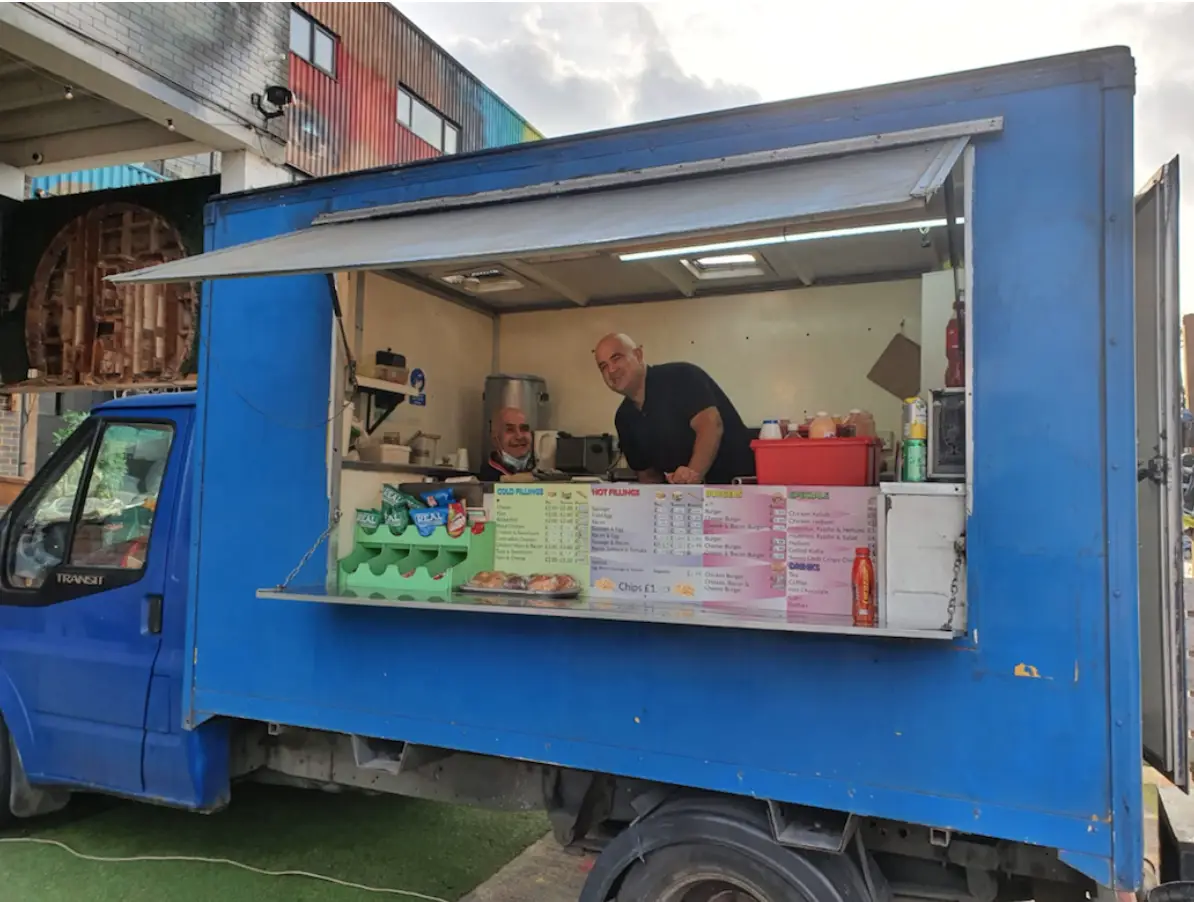 Burger Van Mainyard Studios Hackney Wick