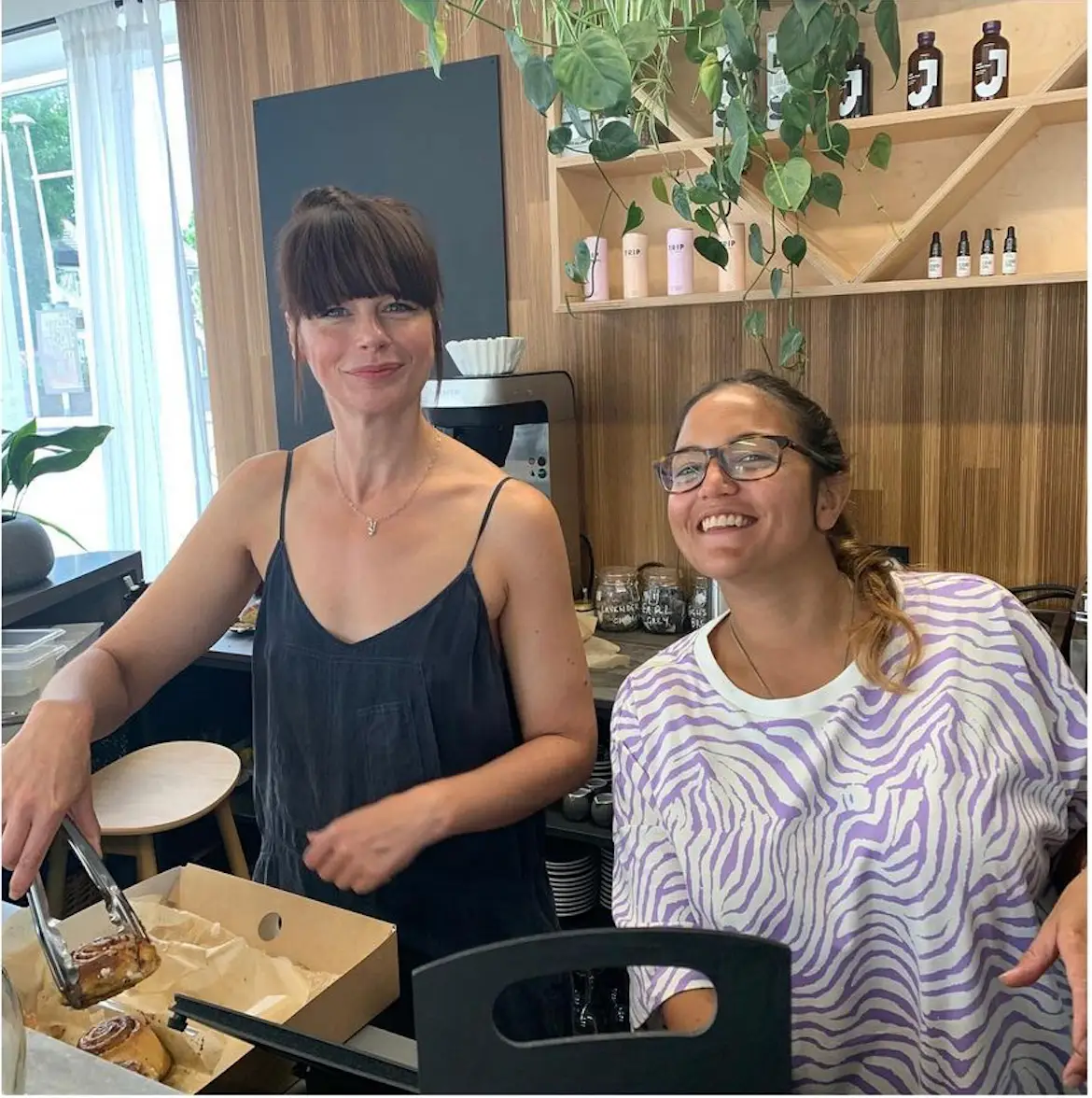 Katie Stockdale - Owner of Juno, wellness space and cafe in Leytonstone