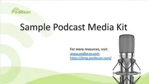 image of sample Podcast media kit